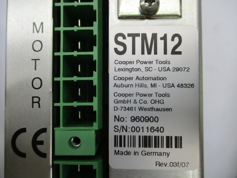COOPER STM12 UNMP