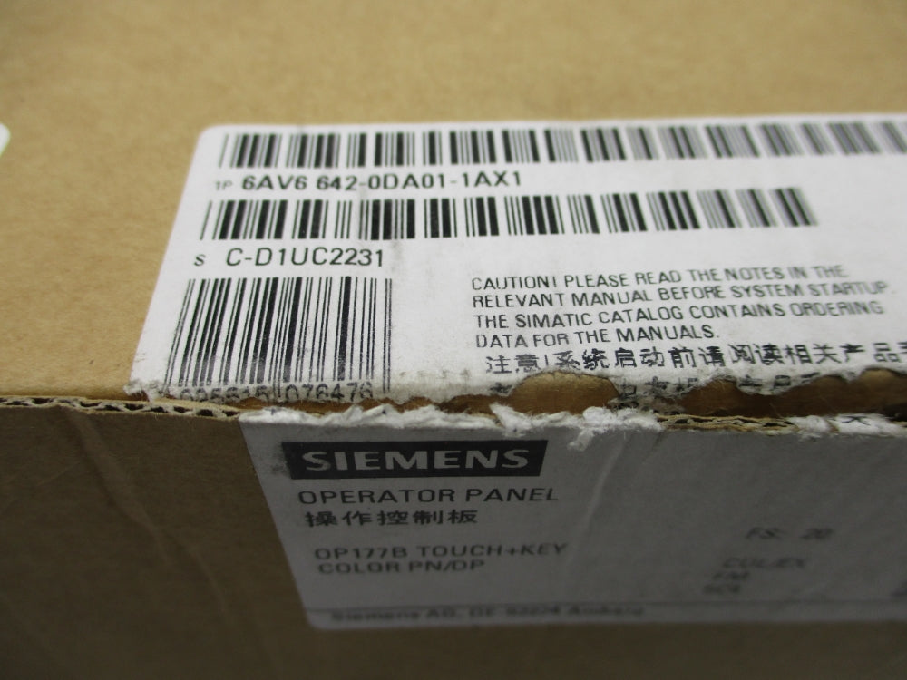 SIEMENS 6AV6642-0DA01-1AX1 NSMP