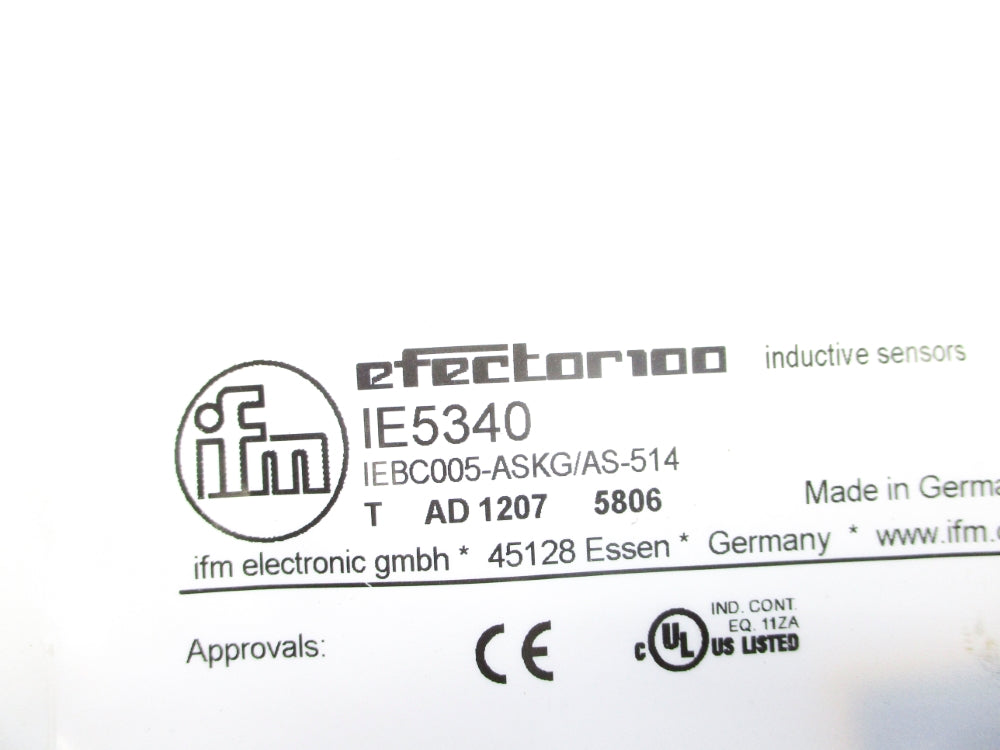 IFM EFECTOR IEBC005-ASKG/AS-514 IE5340 NSMP