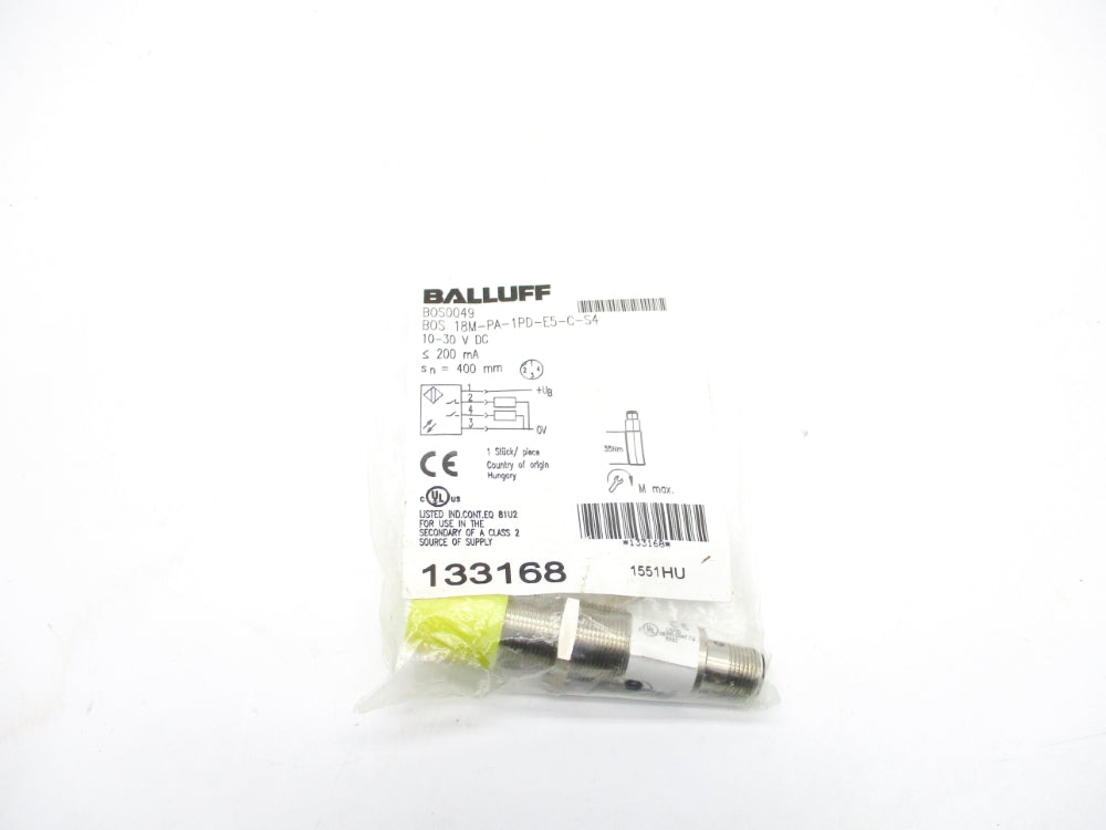 BALLUFF BOS18M-PA-1PD-E5-C-S4 B0S0049 10-30VDC NSMP