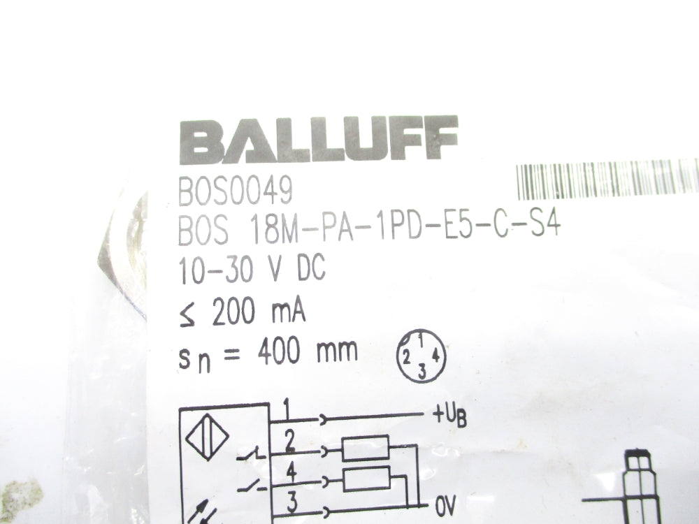 BALLUFF BOS18M-PA-1PD-E5-C-S4 B0S0049 10-30VDC NSMP