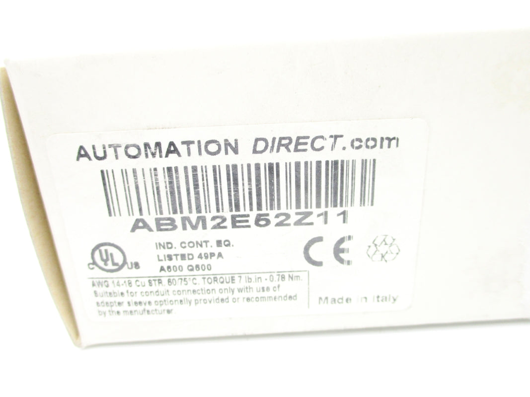 AUTOMATION DIRECT ABM2E52Z11 400V 1.8A NSMP