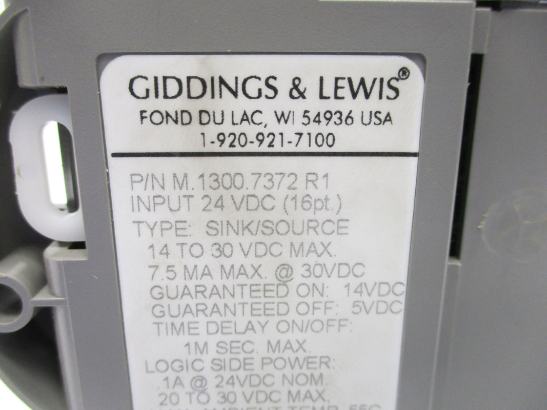 GIDDINGS&LEWIS M.1300.7372R1 NSNP