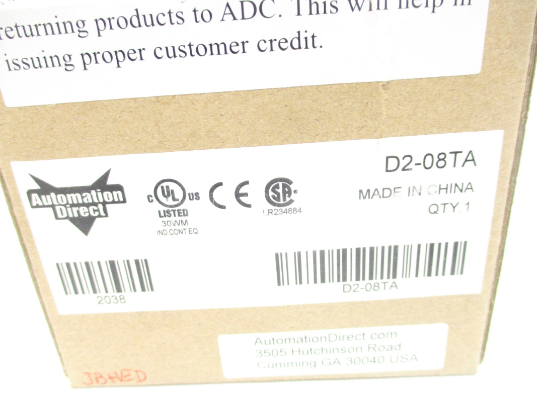 AUTOMATION DIRECT D2-08TA NSMP