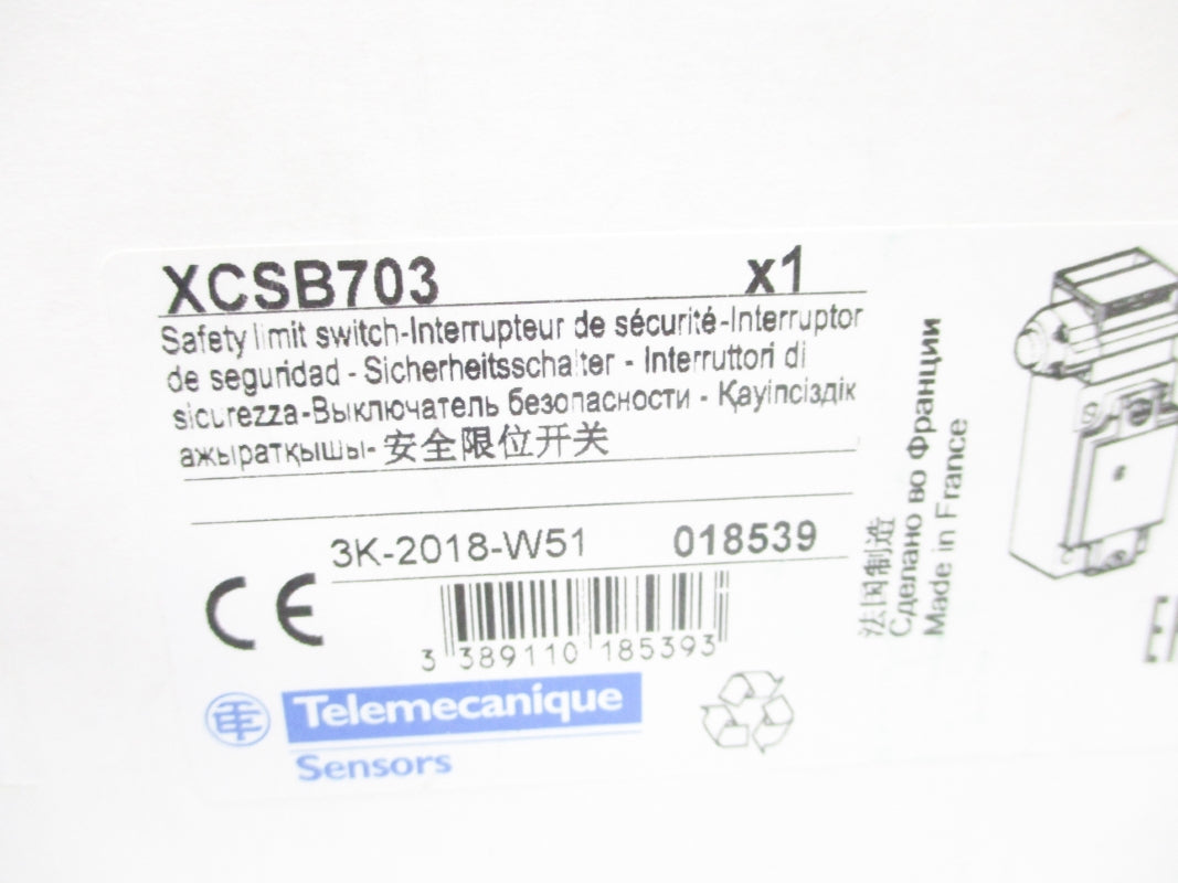 TELEMECANIQUE XCSB703 240V 3A NSMP