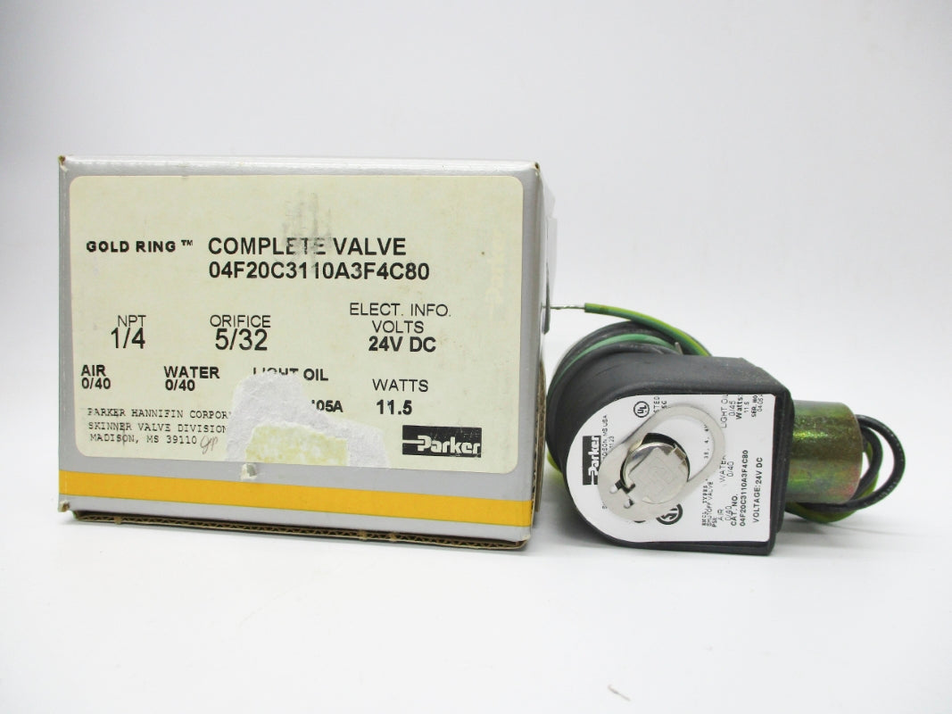 PARKER 04F20C3110A3F4C80 24VDC 45PSI NSMP
