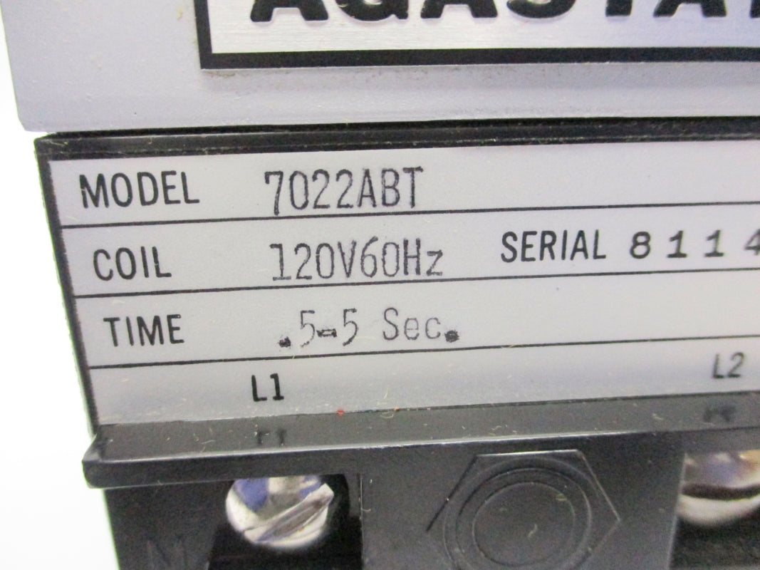 AGASTAT 7022ABT .5-5S 120V NSNP