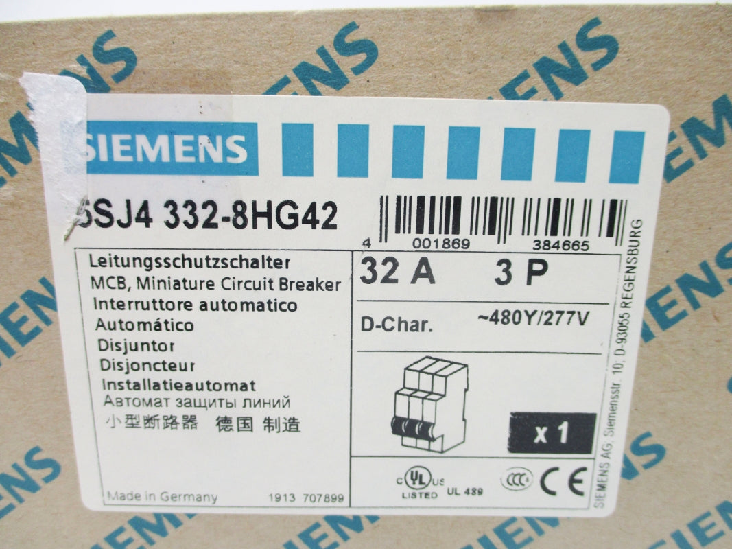 SIEMENS 5SJ4332-8HG42 32A 277VAC NSMP