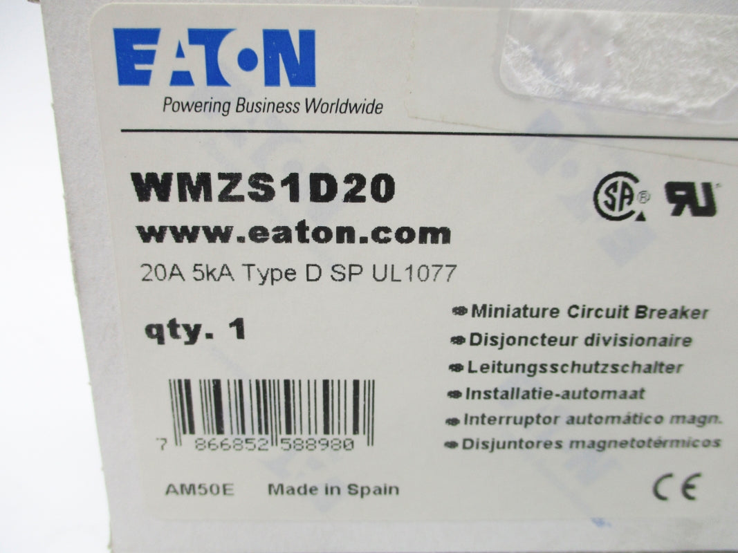 EATON WMZS1D20 20A 230/400V NSMP