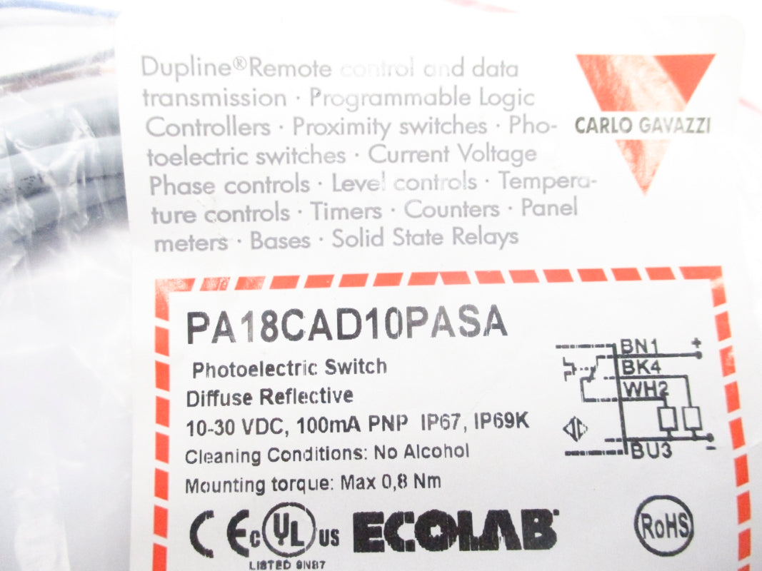 CARLO GAVAZZI PA18CAD10PASA NSMP
