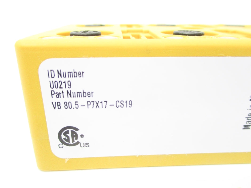 TURCK VB80.5-P7X17-CS19 U0219 NSNP