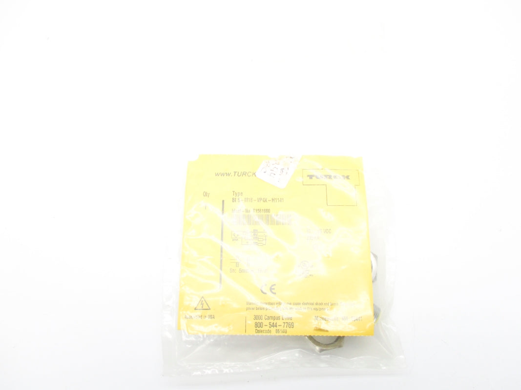 TURCK BI5-M18-VP4X-H1141 T1561800 10-65VDC NSMP