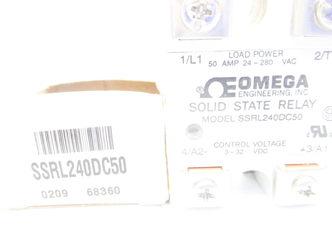 OMEGA SSRL240DC50 50A 24-280VAC NSMP