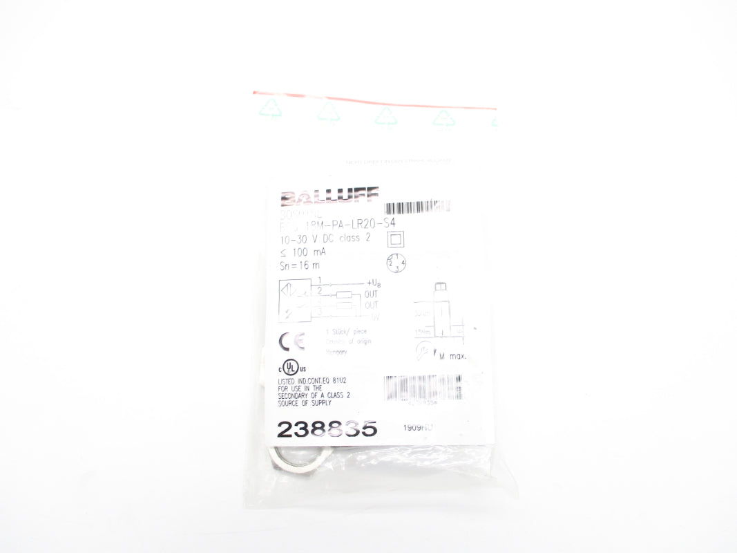 BALLUFF BOS18M-PA-LR20-S4 BOS01NE NSMP