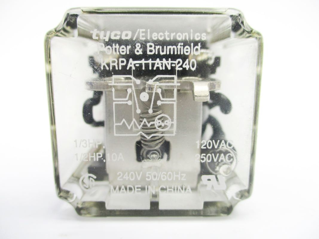 POTTER&BRUMFIELD KRPA-11AN-240 240V 10A NSNP