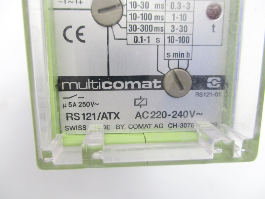 MULTICOMAT RS121/ATX 220-240VAC 10MS-100H 5A (AS PICTURED) NSNP