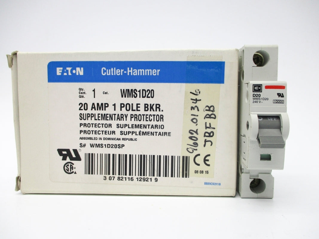 CUTLER HAMMER WMS1D20 240V 20A NSMP