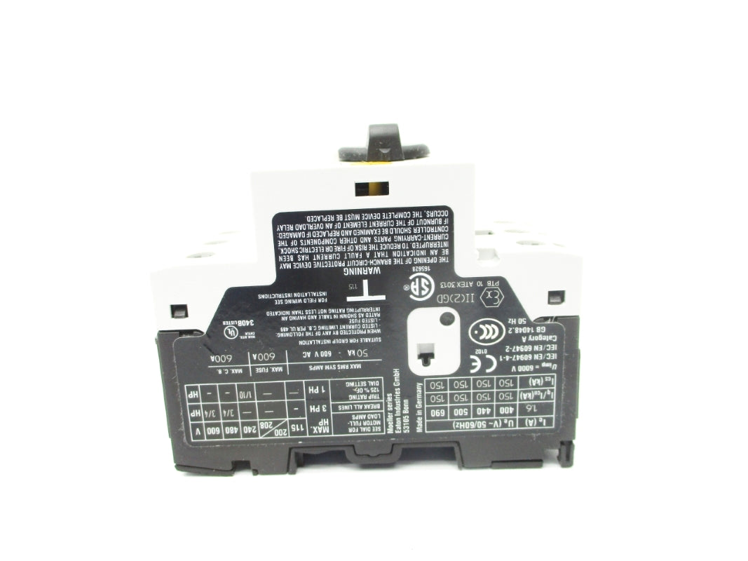 EATON PKZM0-1,6 XTPR1P6BC1NL 1.0-1.6A NSMP