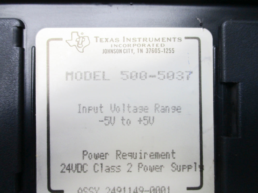 TEXAS INSTRUMENTS 500-5037 5V UNMP
