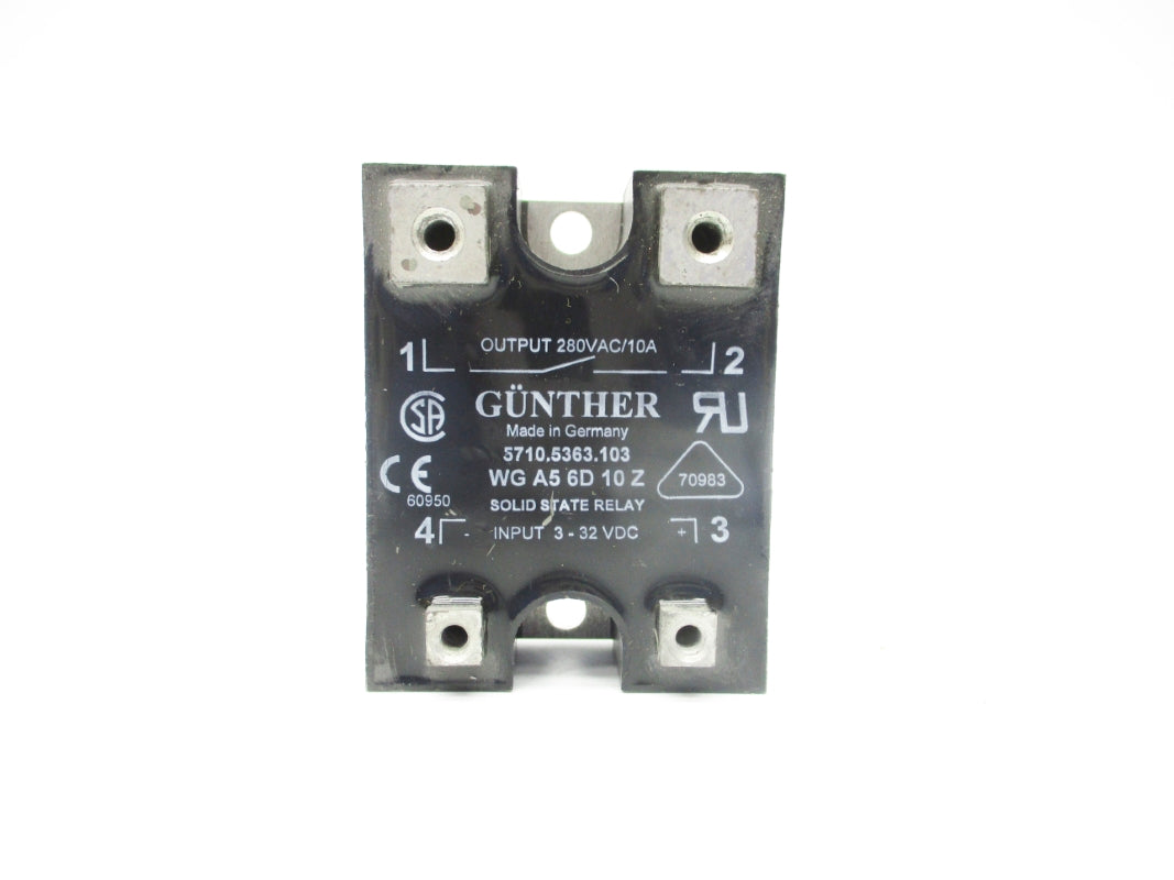 GUNTHER 5710.5363.103 WGA56D10Z 3-32VDC 10A UNMP