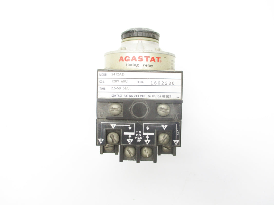 AGASTAT 2412AD 120V 2.5-50S UNMP