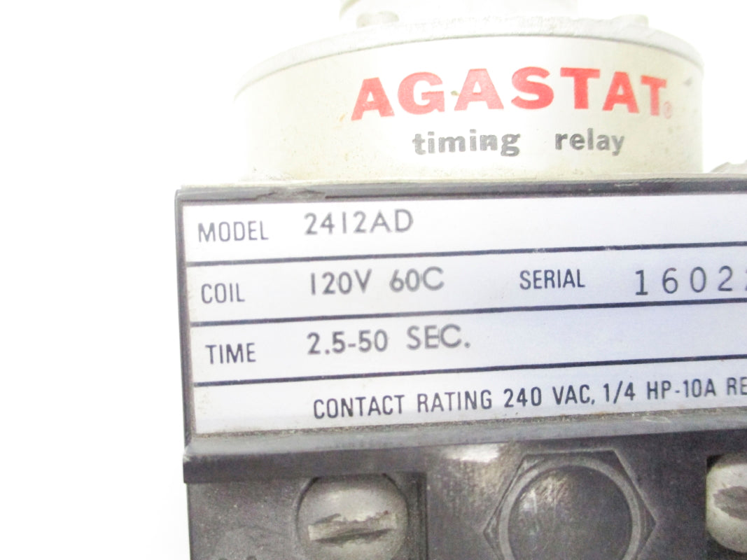 AGASTAT 2412AD 120V 2.5-50S UNMP