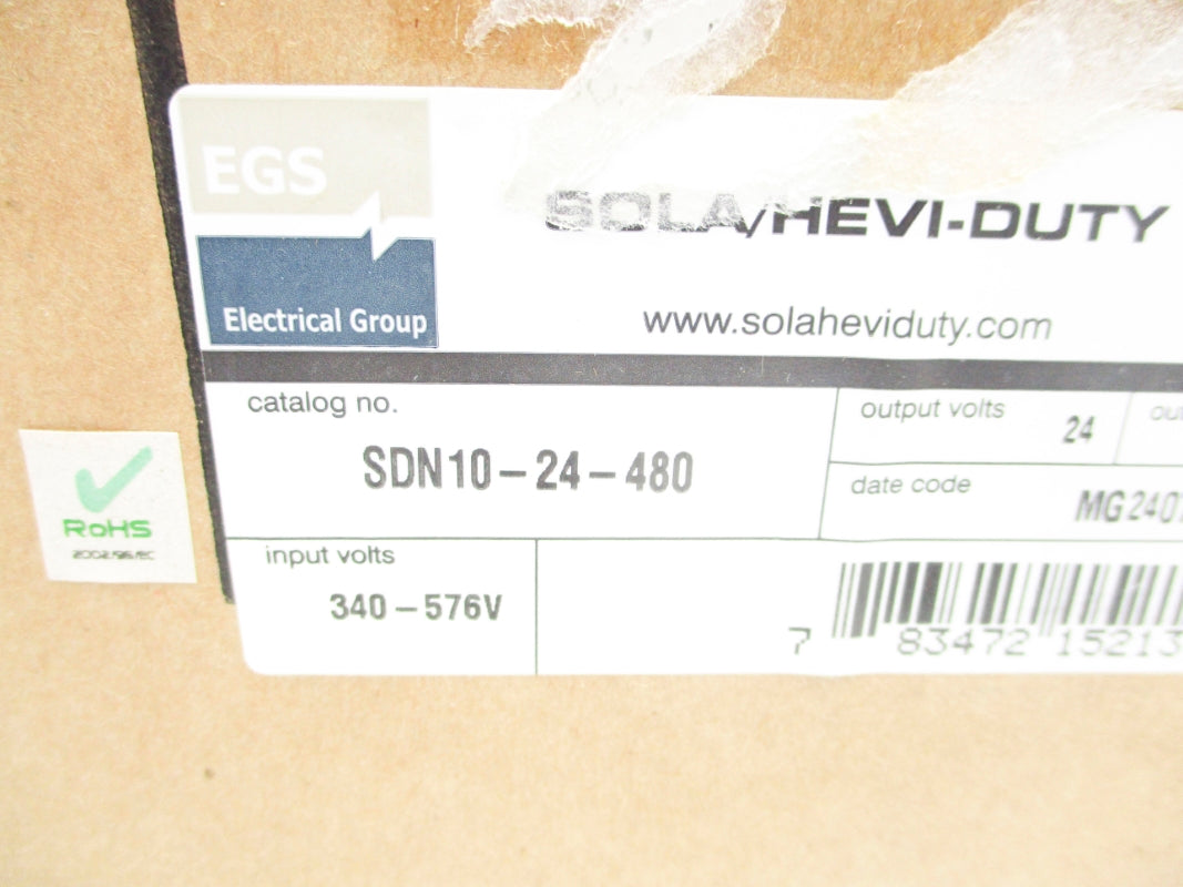 SOLA SDN10-24-480 NSMP
