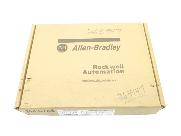 ALLEN BRADLEY 1771-IQ16 SER. C DATE: 2001 NSFS