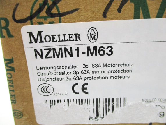 KLOCKNER MOELLER NZMN1-M63 63A 690VAC NSMP