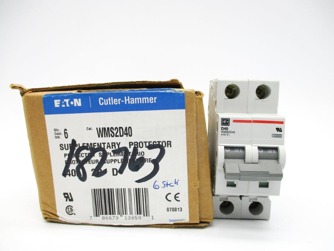 CUTLER HAMMER WMS2D40 40A 415V (PKG OF 6) NSMP