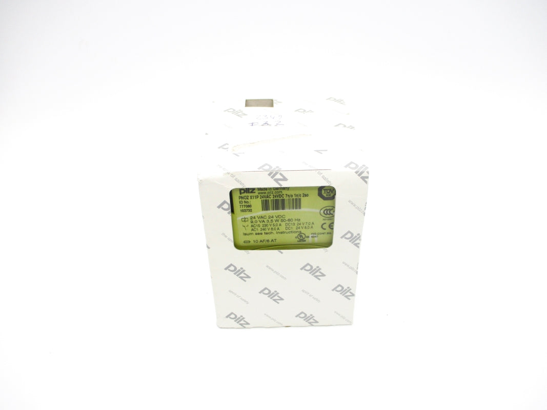 PILZ PNOZX11P24VAC24VDC7N/O1N/C2SO 77080 24VAC/DC 8A NSMP