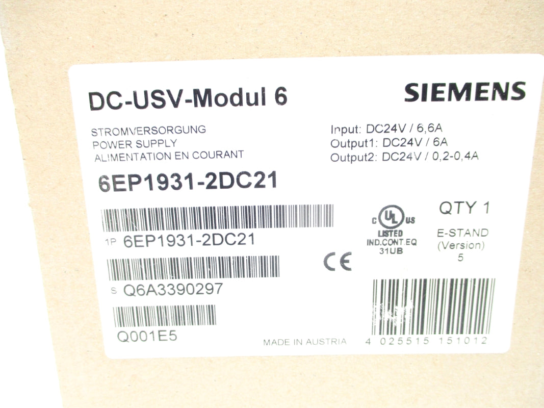SIEMENS 6EP1931-2DC21 NSMP