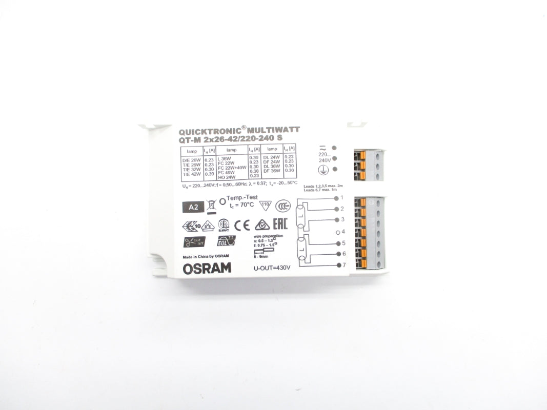 OSRAM QT-M2X26-42/220-240S NSNP