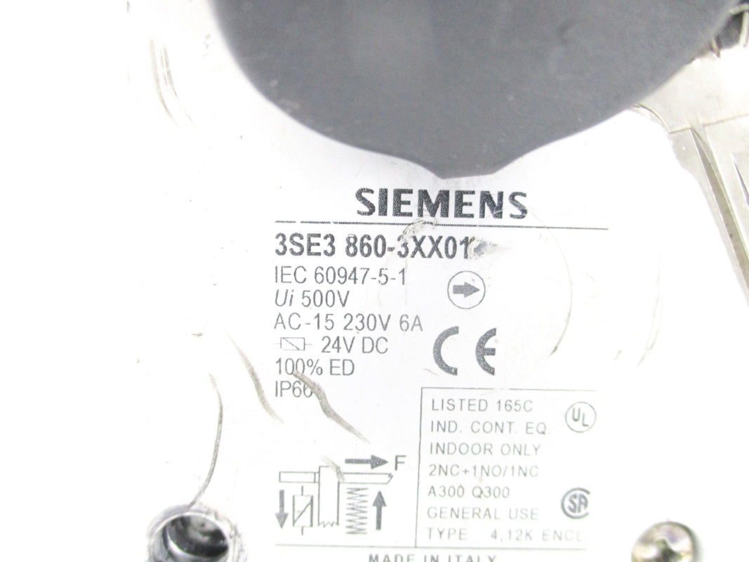 SIEMENS 3SE3860-3XX01 UNMP