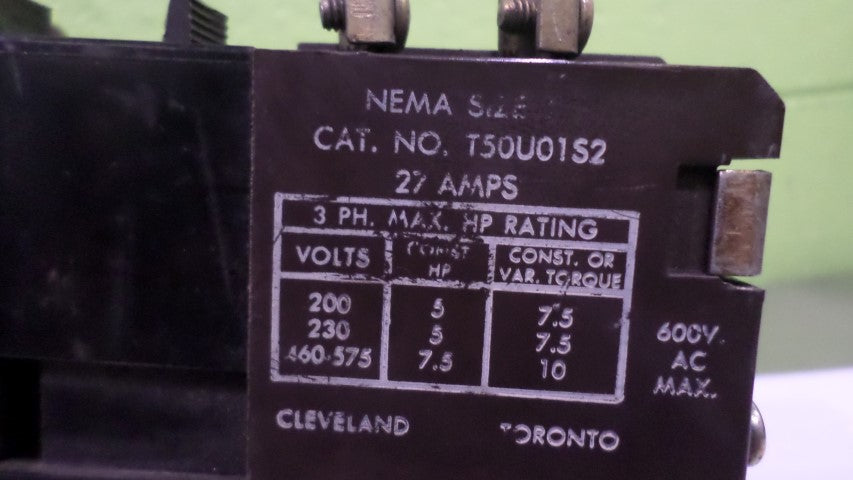 SYLVANIA T50U01S2 SPEED STARTER *USED*