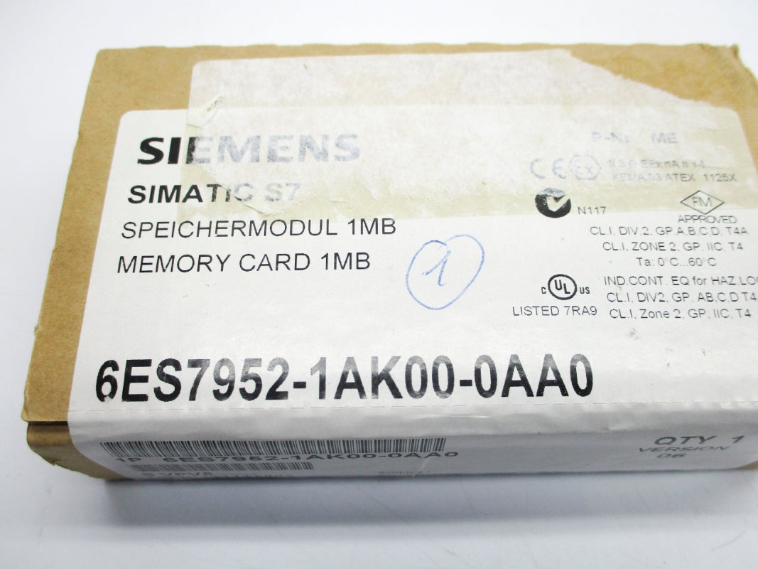 SIEMENS 6ES7952-1AK00-0AA0 NSFS
