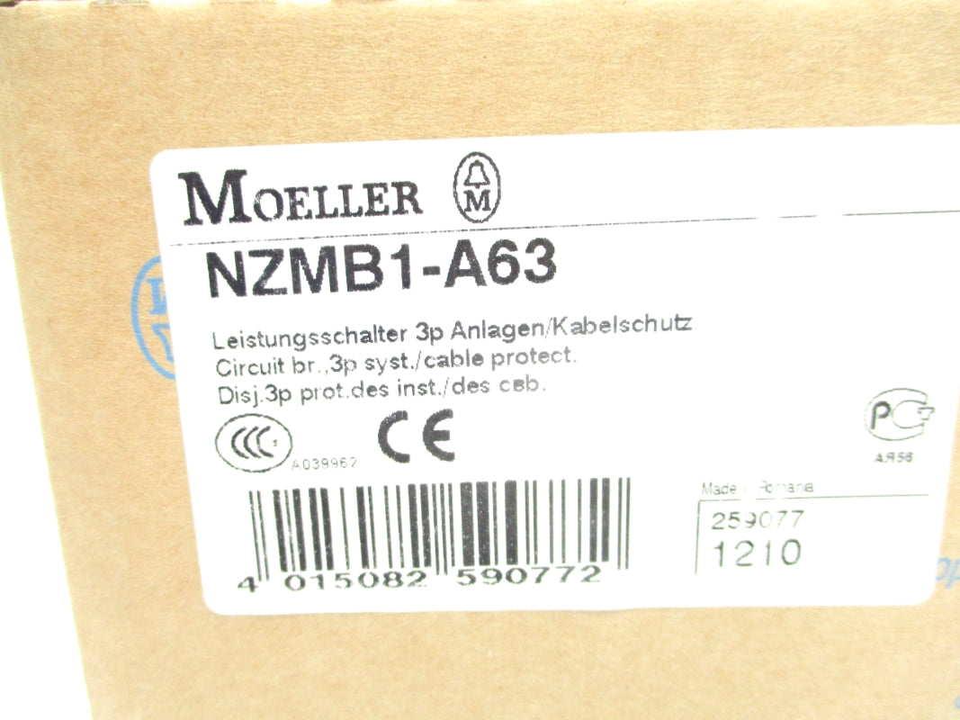 EATON NZMB1-A63 63A 690VAC NSMP