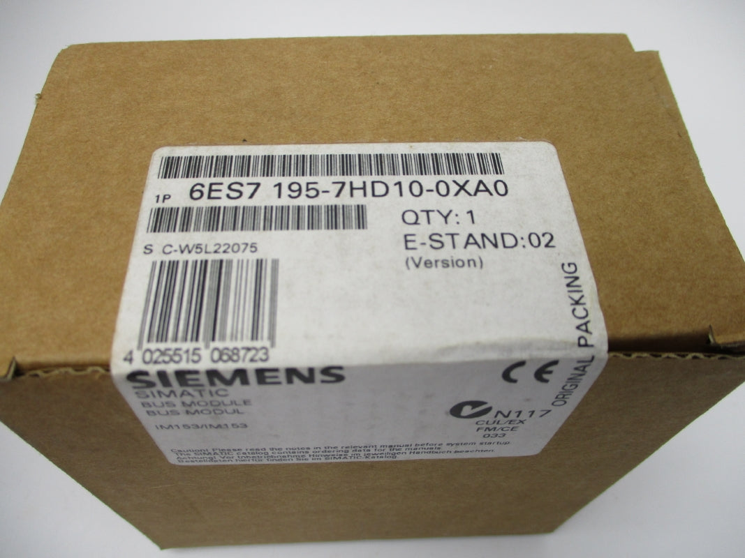 SIEMENS 6ES7195-7HD10-0XA0 NSFS