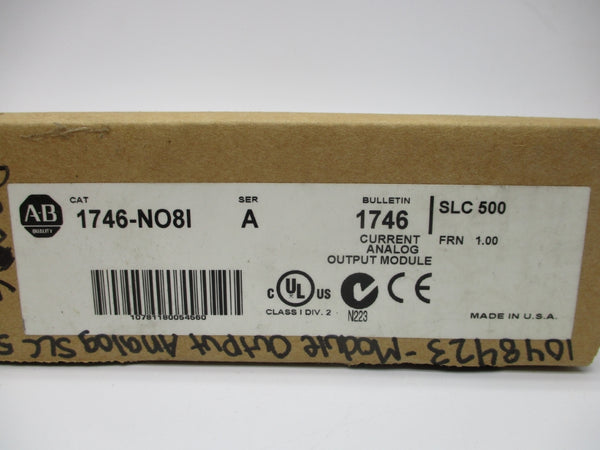 ALLEN BRADLEY 1746-NO8I SER. A F/W 1.00 NSFS
