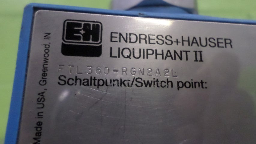 ENDRESS+HAUSER LIQUIPHANT II FTL360-RGN2A2L LEVEL SWITCH *NEW NO BOX*