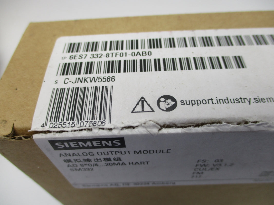 SIEMENS 6ES7332-8TF01-0AB0 NSMP