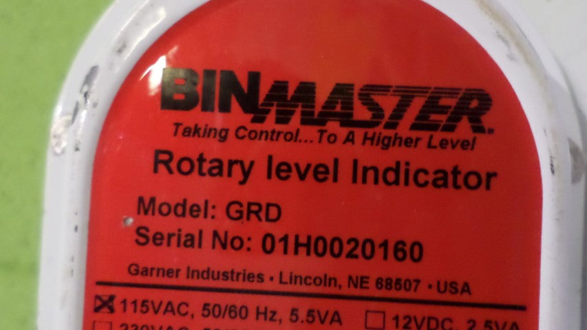 BINMASTER GRD ROTARY LEVEL INDICATOR *NEW NO BOX*