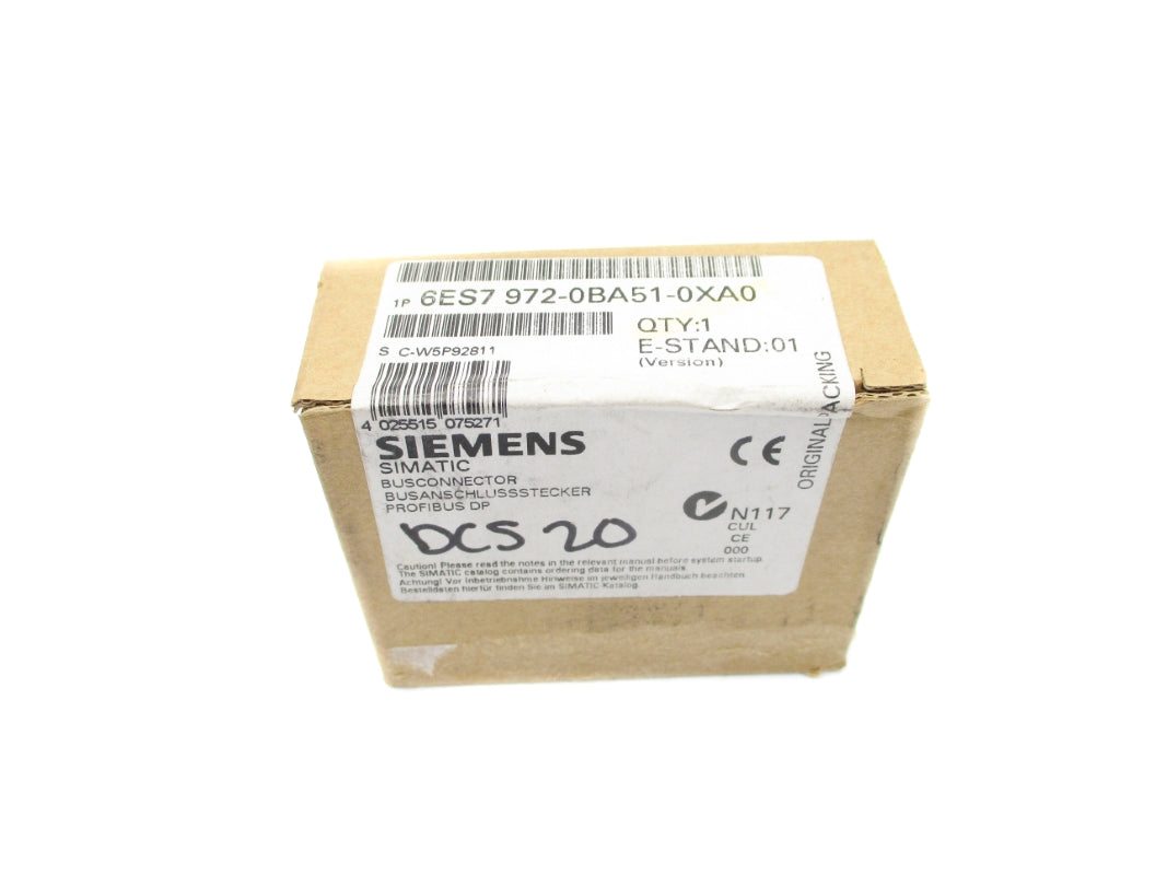 SIEMENS 6ES7972-0BA51-0XA0 NSFS