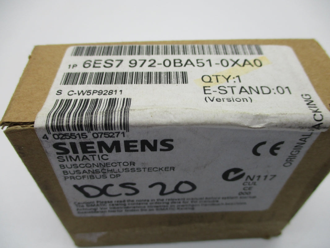 SIEMENS 6ES7972-0BA51-0XA0 NSFS