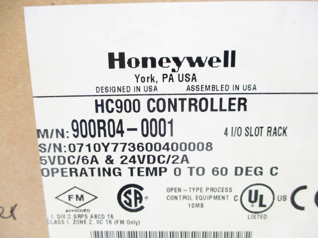 HONEYWELL 900R04-0001 0-60C 2-6A NSMP