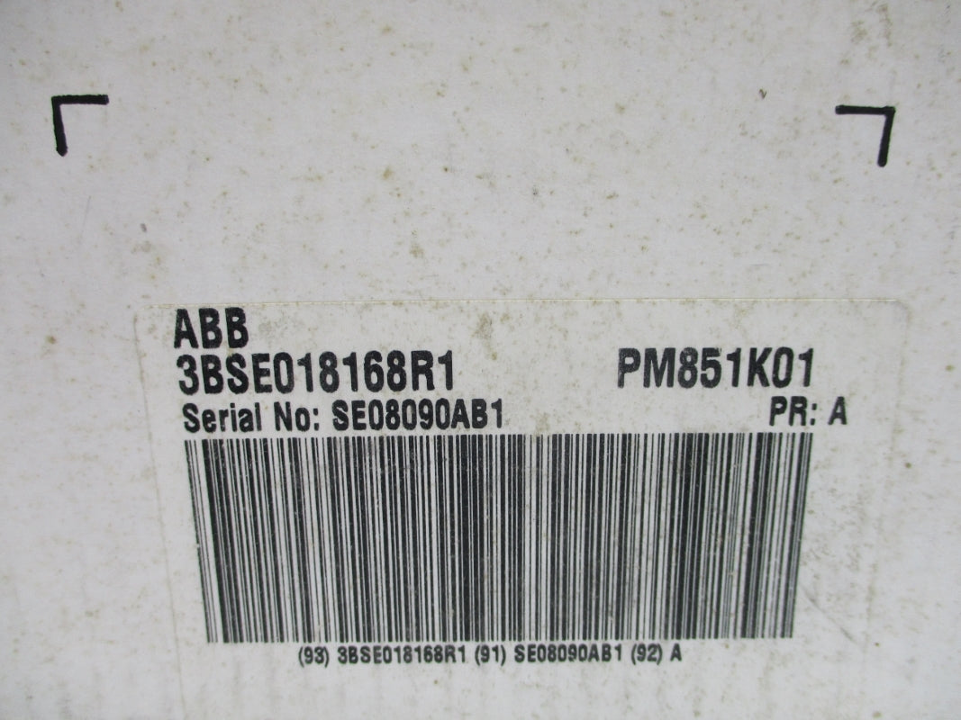 ABB 3BSE018168R1 PM851K01 NSMP