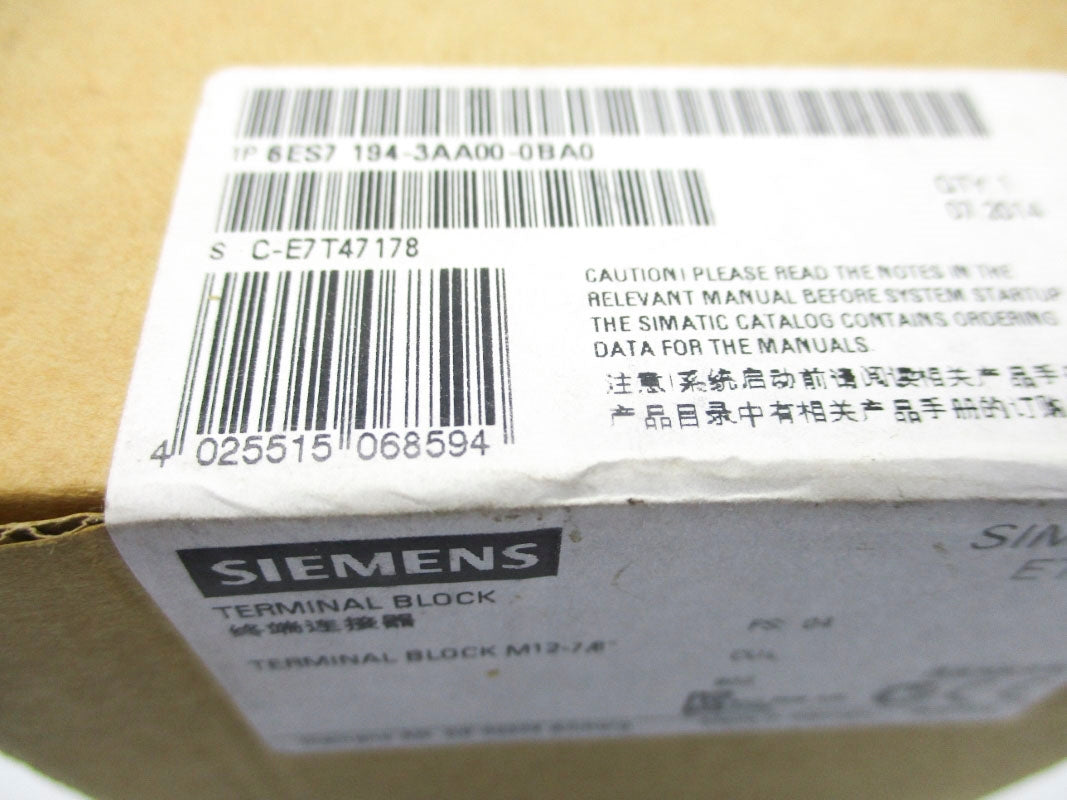SIEMENS 6ES7194-3AA00-0BA0 NSFS