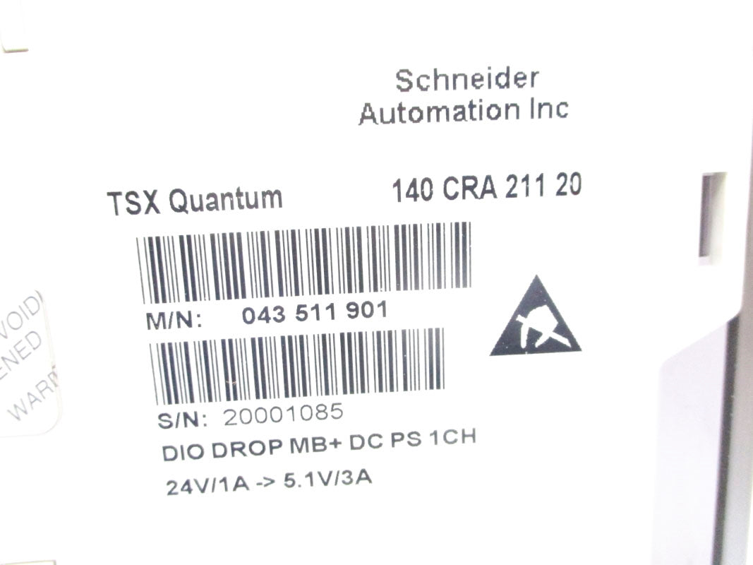 SCHNEIDER AUTOMATION 140CRA21120 NSNP