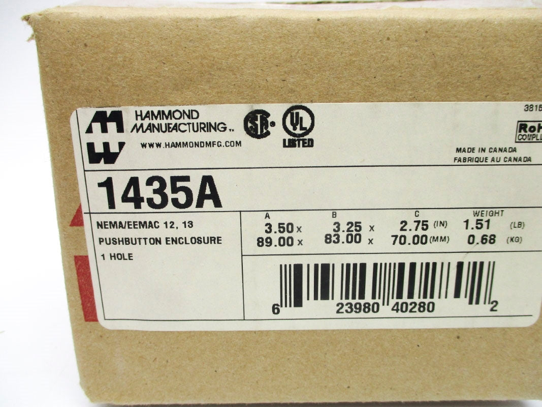 HAMMOND MANUFACTURING 1435A NSMP