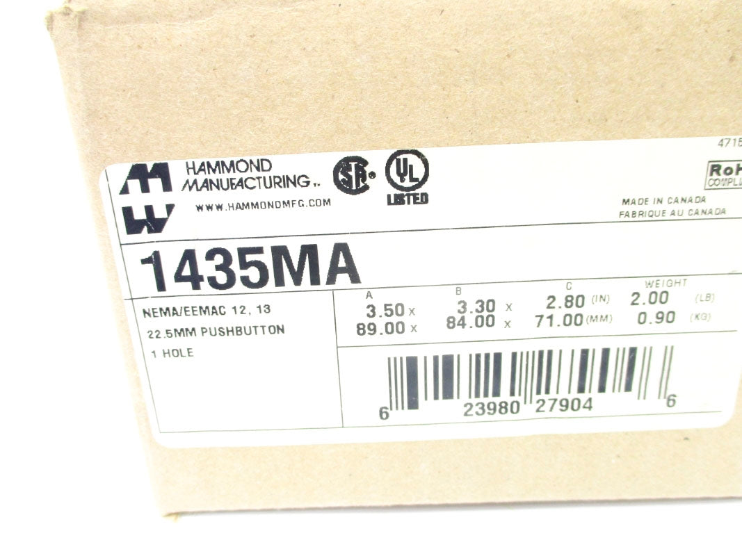 HAMMOND MANUFACTURING 1435MA NSMP